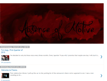 Tablet Screenshot of absenceofmotive.blogspot.com