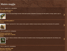 Tablet Screenshot of maistomagija.blogspot.com