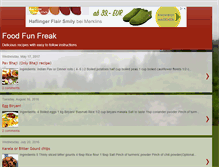 Tablet Screenshot of foodfunfreak.blogspot.com