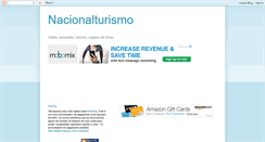 Desktop Screenshot of nacionalturismo.blogspot.com