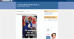 Desktop Screenshot of escrachate.blogspot.com