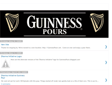 Tablet Screenshot of guinnesspours.blogspot.com