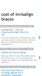 Mobile Screenshot of costofinvisalignbraces-tip.blogspot.com