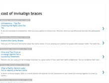 Tablet Screenshot of costofinvisalignbraces-tip.blogspot.com