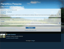 Tablet Screenshot of planetativopesquisa.blogspot.com