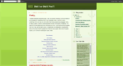 Desktop Screenshot of nottoolittlenottoomuch.blogspot.com