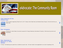 Tablet Screenshot of eadvocate-community.blogspot.com