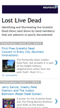 Mobile Screenshot of lostlivedead.blogspot.com