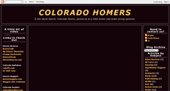 Desktop Screenshot of coloradohomers.blogspot.com