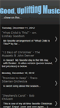 Mobile Screenshot of goodupliftingmusic.blogspot.com