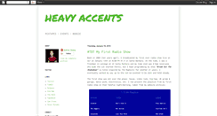 Desktop Screenshot of heavyaccents.blogspot.com