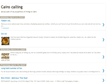Tablet Screenshot of cairo-calling.blogspot.com