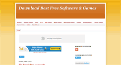 Desktop Screenshot of downloadbest-software.blogspot.com