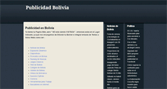 Desktop Screenshot of bannerbolivia.blogspot.com