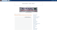 Desktop Screenshot of materi-tik-sma.blogspot.com