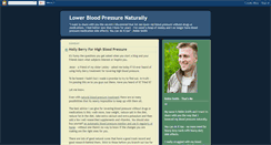 Desktop Screenshot of blood-pressure-naturally.blogspot.com