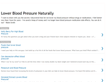 Tablet Screenshot of blood-pressure-naturally.blogspot.com