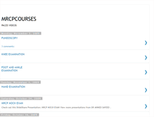 Tablet Screenshot of mrcppreparatorycourse.blogspot.com