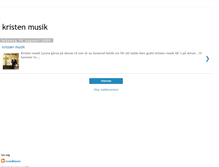 Tablet Screenshot of kristenmusik.blogspot.com