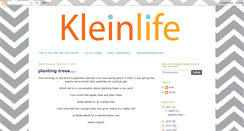 Desktop Screenshot of kleinlife.blogspot.com