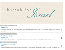 Tablet Screenshot of hurrahforisrael.blogspot.com