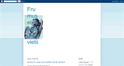 Desktop Screenshot of frumuseteapierdutaavietii.blogspot.com