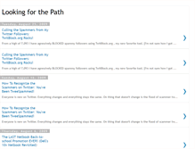 Tablet Screenshot of lookingforthepath.blogspot.com