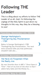 Mobile Screenshot of following--the--leader.blogspot.com