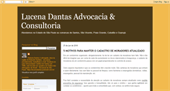 Desktop Screenshot of lucenadantasadvocacia.blogspot.com