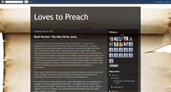 Desktop Screenshot of lovestopreach.blogspot.com