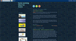 Desktop Screenshot of home-working-mums.blogspot.com