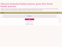Tablet Screenshot of homestaybandarpenawar.blogspot.com