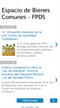 Mobile Screenshot of bienescomunesfpds.blogspot.com