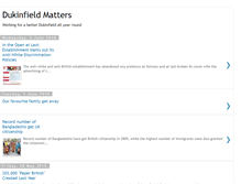 Tablet Screenshot of dukinfieldmatters.blogspot.com