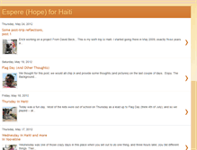 Tablet Screenshot of esperehaiti.blogspot.com