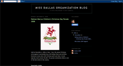 Desktop Screenshot of missdallasorg.blogspot.com