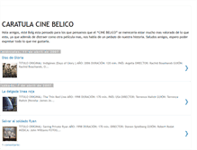 Tablet Screenshot of caratula-cine-belico.blogspot.com