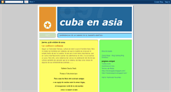 Desktop Screenshot of cubaenasia.blogspot.com