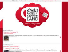 Tablet Screenshot of dustypagesinwonderland.blogspot.com