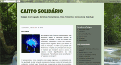 Desktop Screenshot of cantosolidario.blogspot.com
