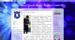 Desktop Screenshot of colegioestadualleandromaciel.blogspot.com