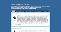 Desktop Screenshot of barcodescannerrental.blogspot.com