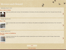 Tablet Screenshot of moroccoandonward.blogspot.com