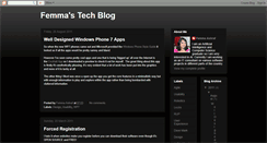Desktop Screenshot of femmastech.blogspot.com