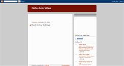 Desktop Screenshot of hellojunk.blogspot.com