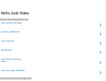 Tablet Screenshot of hellojunk.blogspot.com