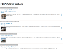 Tablet Screenshot of mufindiorphans.blogspot.com