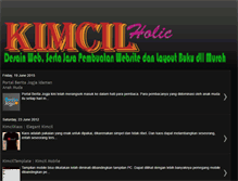 Tablet Screenshot of kimcilholic.blogspot.com