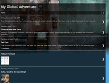 Tablet Screenshot of globetrekkingirl.blogspot.com