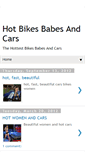 Mobile Screenshot of hotbikesbabesandcars.blogspot.com
